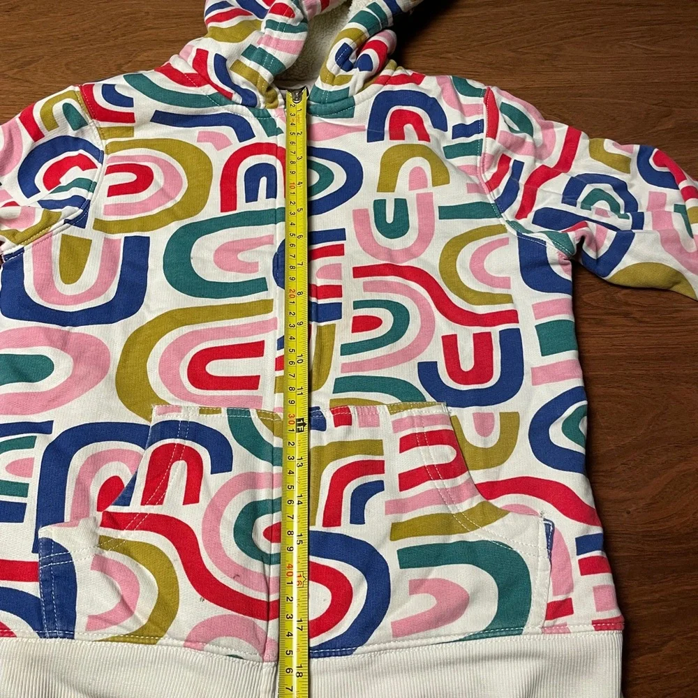 Used Hanna Andersson Colorful Geometric Kids Hoodie